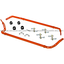 440-401003-N Sway Bar Kit, Alloy Steel, 35 mm Front/32 mm Rear, Adjustable, Powdercoated Orange