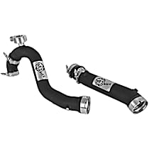 46-20384-B Power BladeRunner Series Intercooler Hose - Powdercoated Black, Aluminum, Direct Fit, Sold Individually
