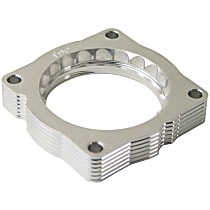 46-31007 Throttle Body Spacer - Clear Anodized, Aluminum, Direct Fit, Sold individually