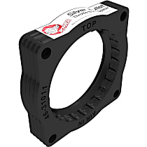 46-31011 Throttle Body Spacer - Black, Billet Aluminum, Direct Fit, Sold individually