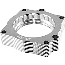 46-32005 Throttle Body Spacer - Clear Anodized, Aluminum, Direct Fit, Sold Individually