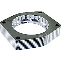 46-34003 Throttle Body Spacer - Clear Anodized, Aluminum, Direct Fit, Sold Individually
