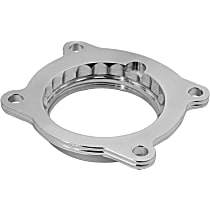 46-34010 Throttle Body Spacer - Clear Anodized, Aluminum, Direct Fit, Sold individually
