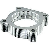 46-36002 Throttle Body Spacer - Clear Anodized, Aluminum, Direct Fit, Sold Individually
