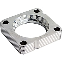 46-37001 Throttle Body Spacer - Clear Anodized, Aluminum, Direct Fit, Sold individually