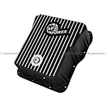 46-70072 Transmission Pan - Powdercoated Black, Aluminum, Deep, Direct Fit, Sold Individually