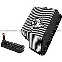 46-70122-1 Transmission Pan - Powdercoated Black, Aluminum, Deep, Direct Fit, Sold Individually
