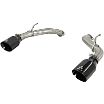 49-36133NM-B Power Takeda Series - 2017-2021 Infiniti Q60 Axle-Back Exhaust System - Made of 304 Stainless Steel