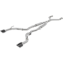 49-36134NM-C Power Takeda Series - 2017-2021 Infiniti Q60 Cat-Back Exhaust System - Made of 304 Stainless Steel
