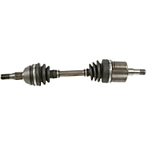 Front, Passenger Side Axle Assembly, with 2.84 Axle Ratio (F17), Option Codes are on the Service Parts Identification Sticker, Remanufactured, 3.8L 6Cyl Reman Series