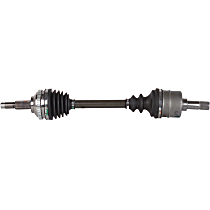 Front, Driver or Passenger Side Axle Assembly, 4-Wheel ABS, All Wheel Drive, with Intermediate Shaft, Extended length axle to compensate for motor mount wear, Remanufactured, AWD, Reman Series