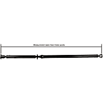 65-2003 Rear Driveshaft, All Wheel Drive, with 83.94 in. Long Driveshaft