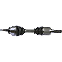 Front, Driver Side Axle Assembly, Four Wheel Drive, Supplied with Standard Neoprene Outboard Boot, New, 4WD