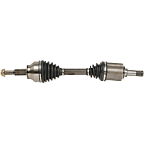 Front, Driver Side Axle Assembly, All Wheel Drive, With 2 Speed Transfer Case, New, AWD, 5.7L 8Cyl New Series