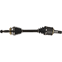 Front, Driver Side Axle Assembly, Four Wheel Drive, New, 4WD, 2.5L 4Cyl New Series