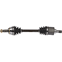 Front, Driver Side Axle Assembly, Supercharged, New, 1.6L 4Cyl Manual, Transaxle, New Series