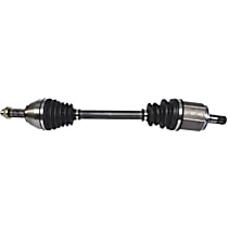 Front, Driver Side Axle Assembly, Turbocharged, New, 1.6L 4Cyl Automatic, Transaxle
