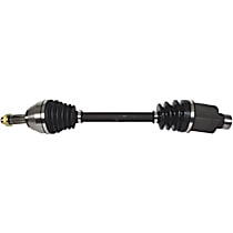 Front, Passenger Side Axle Assembly, Turbocharged, New, 1.6L 4Cyl Automatic, Transaxle
