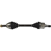 Front, Driver Side Axle Assembly, New, 1.6L 4Cyl Manual, Transaxle