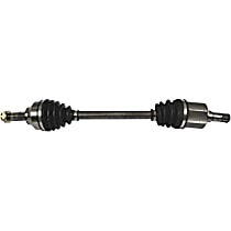 Front, Driver Side Axle Assembly, New, 1.6L 4Cyl Manual, Transaxle
