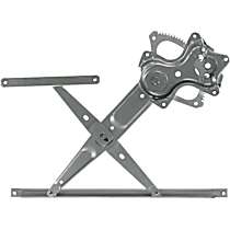 Front, Passenger Side Power Window Regulator, Without Motor, OE Replacement Series