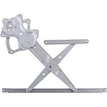 82-10209A Front, Driver Side OE Replacement Series Power Window Regulator, Without Motor