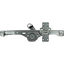 Rear, Passenger Side Power Window Regulator, With Motor, OE Replacement Series