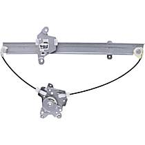 Front, Passenger Side Power Window Regulator, Without Motor, OE Replacement Series
