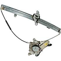 Front, Passenger Side Power Window Regulator, With Motor, Supplied with Regulator Attached, New Series