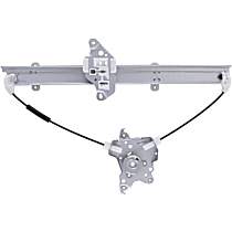 Front, Driver Side Power Window Regulator, Without Motor, OE Replacement Series