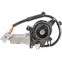 Front, Driver Side Window Motor, Contains Gear, Without Regulator, New, New Series