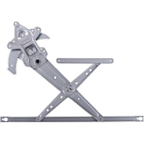 Front, Passenger Side Power Window Regulator, Without Motor, OE Replacement Series