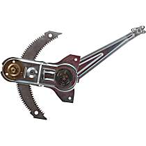 Front, Driver Side Manual Window Regulator, Hand-Crank Type, With  Windows, New Series