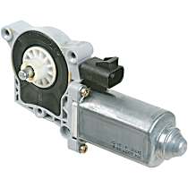 Rear, Passenger Side Window Motor, Contains Gear, Without Regulator, New, New Series