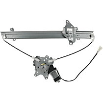 82-1943AR Front, Driver Side Power Window Regulator, With Motor