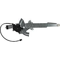 Front, Driver Side Power Window Regulator, With Motor, OE Replacement Series
