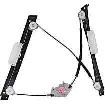 Front, Driver Side Power Window Regulator, Without Motor, New Series