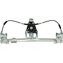 82-3400A Rear, Passenger Side New Series Power Window Regulator, Without Motor