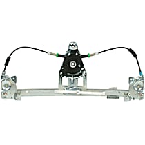 82-3401A Rear, Driver Side New Series Power Window Regulator, Without Motor