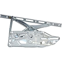 82-3442B Front, Driver Side New Series Power Window Regulator, Without Motor