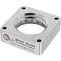 46-36008 Throttle Body Spacer - Clear Anodized, Aluminum, Direct Fit, Sold Individually