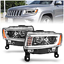 111328 Driver and Passenger Side Halogen Headlight, With bulb(s)