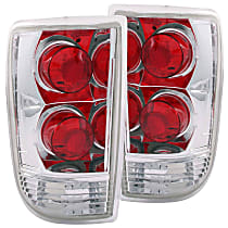 211004 Driver and Passenger Side Halogen Tail Light, Without bulb(s)