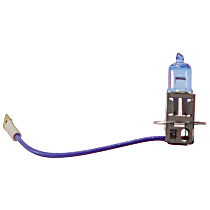 Driver and Passenger Side Halogen H3 Headlight Bulb, Set of 2, Super White Series