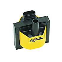 Ignition Coil, HEI Remote Mount Super Coil, Primary Resist 0.2 Ohms, Secondary .7 K Ohms, Turns Ratio 92:1, Max. Voltage 48000 Volts, Sold Individually, 4.3L 6Cyl, Remote SuperCoil Series