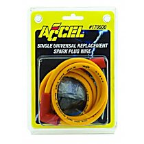 Single Wire Replacement Kit- Staight and 90° Spark plug boots- Universal- Yellow