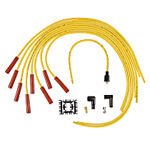 Spark Plug Wire, For use with Pre and Post HEI Vehicles, Set of 8, 4000 Series Super Stock Series - 