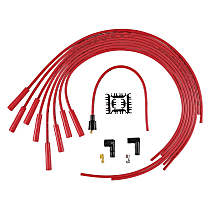 Spark Plug Wire, For use with Pre and Post HEI Vehicles, Set of 8, 4000 Series Super Stock Series - 