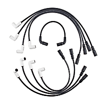 Custom Fit Extreme 9000 Ceramic Spark Plug Wire Set, Set of 8, Extreme 9000 Ceramic Boot Series - 