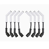 9070C Extreme 9000 Ceramic Boot Series Spark Plug Wire, Set of 8